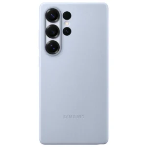 Coque Kindsuit en cuir pour Galaxy S25 Ultra Bleu clair