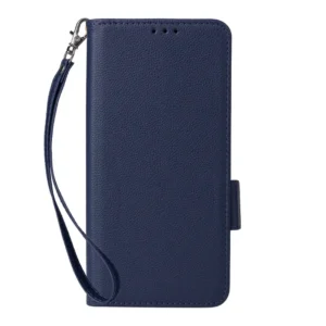 Coque portefeuille en cuir PU Samsung Galaxy A37 Bleu
