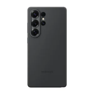 Coque en Silicone pour Samsung Galaxy S25 Ultra Noir