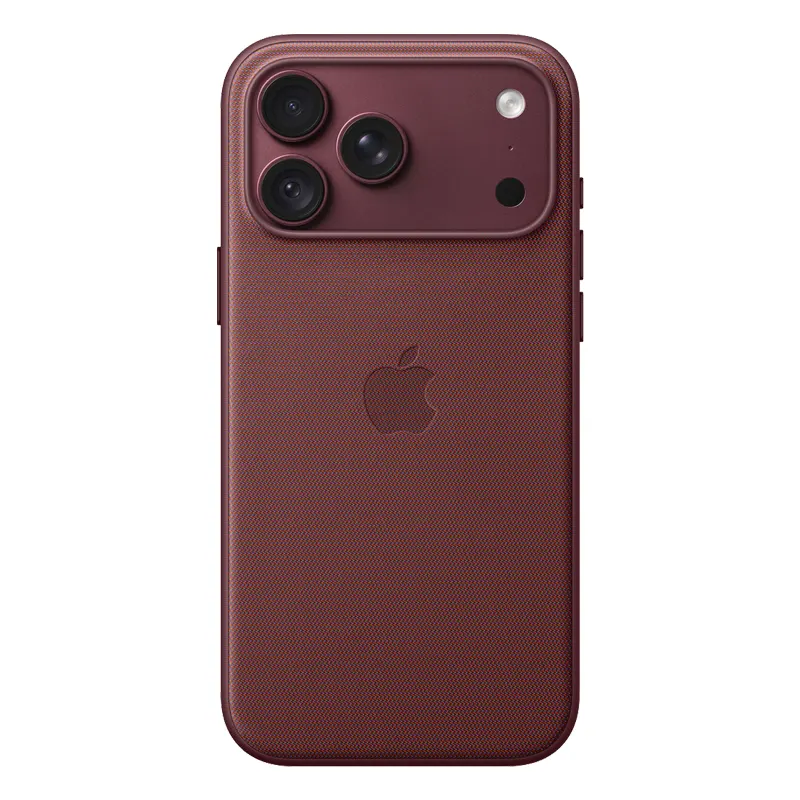 Coque iPhone 18 Pro Max TechWoven Apple avec MagSafe Burgundy