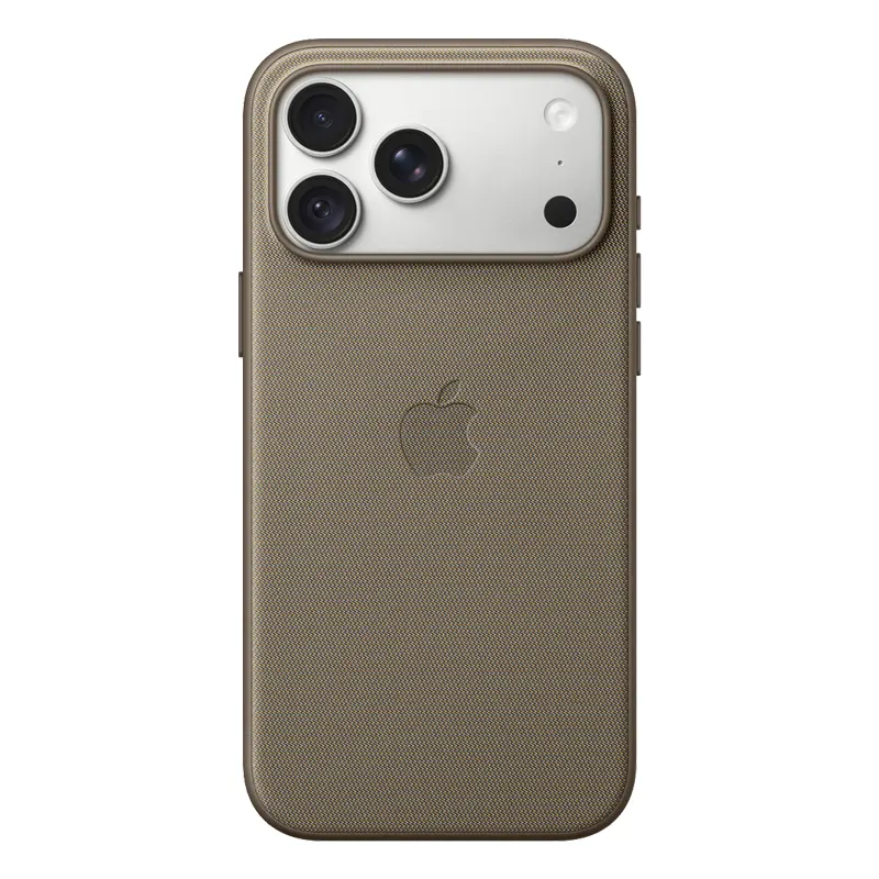 Coque iPhone 18 Pro Max TechWoven Apple avec MagSafe Camel