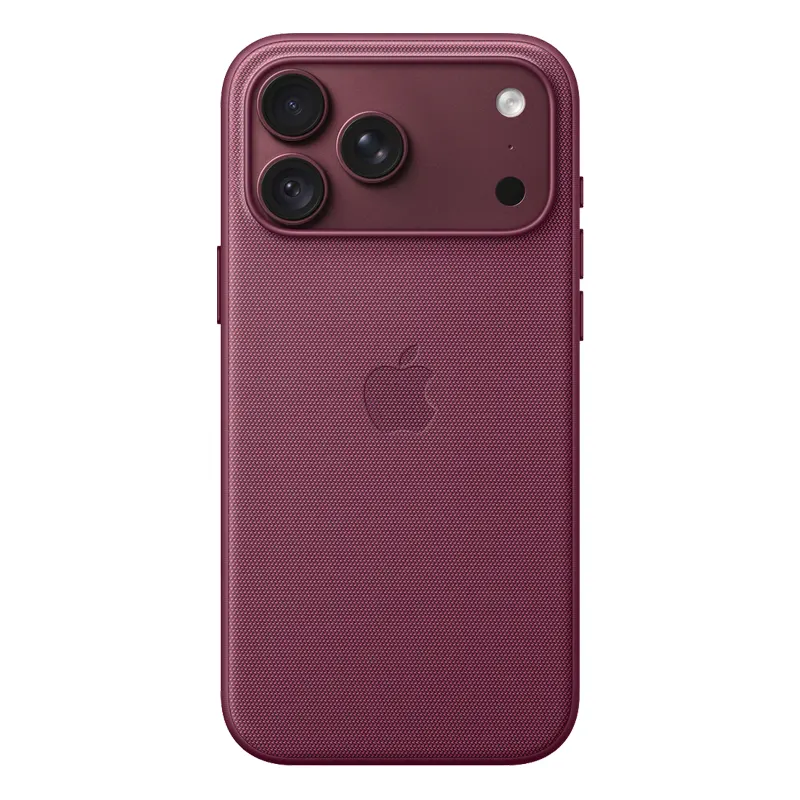 Coque iPhone 18 Pro Max TechWoven Apple avec MagSafe Mulberry